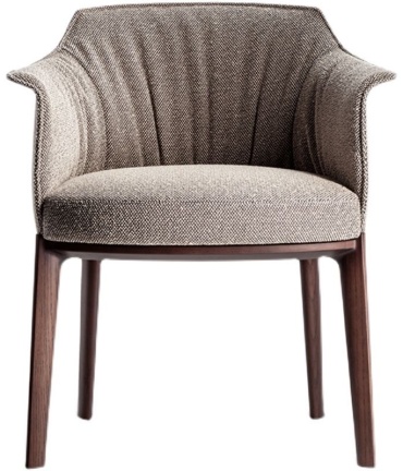 Стул ASOMI Tok83, 83x66x58 см, черный, бежевый