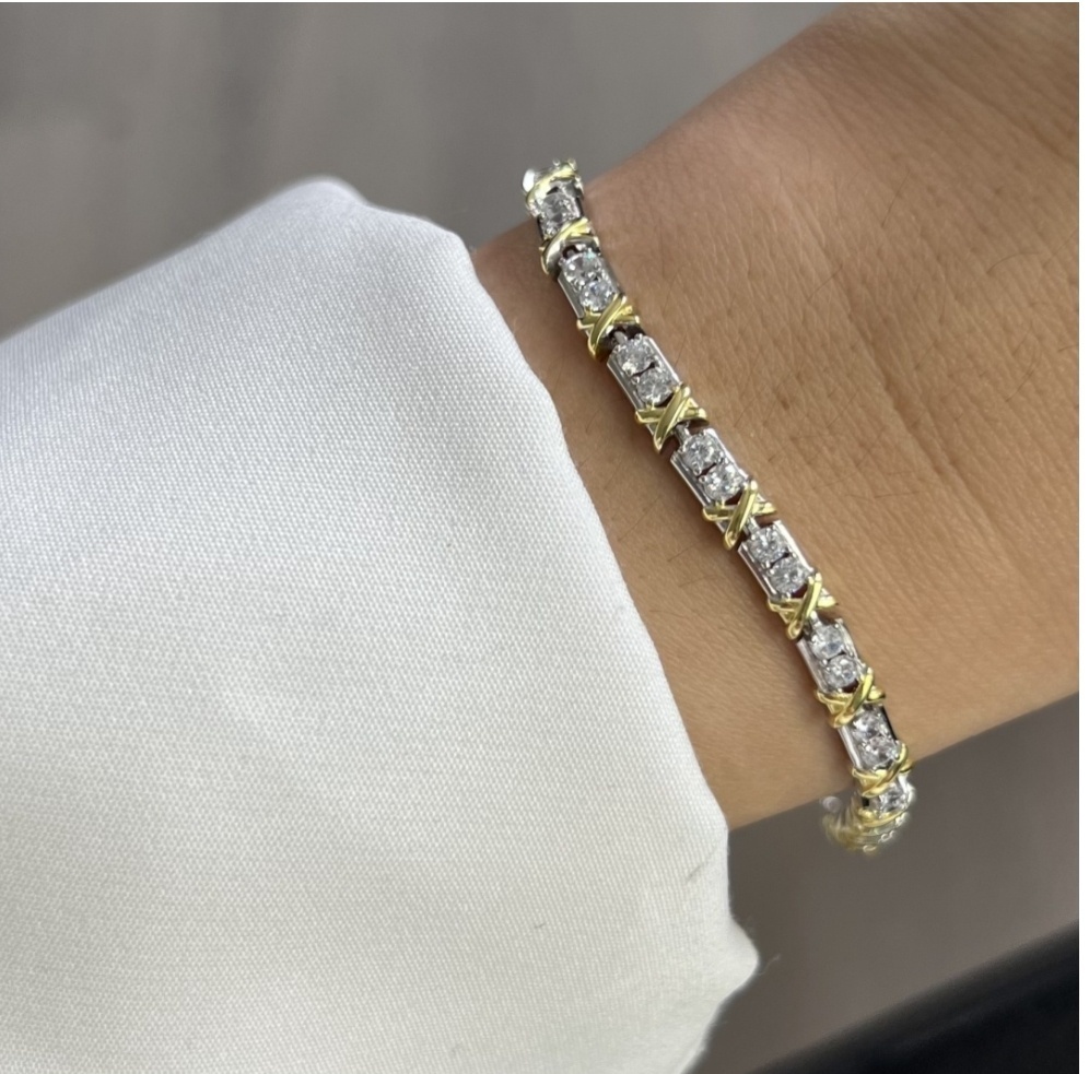 GLOWY 260793 длина 21 см, вес 9.4 г серебро, плетение венецианское
