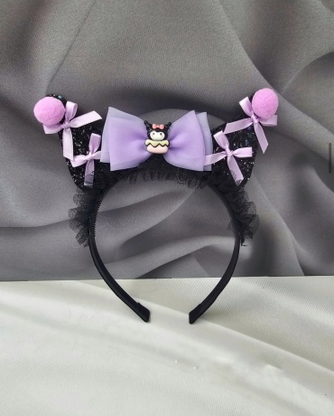 Ободок Ободок Kuromi размер универсальный, 1 шт