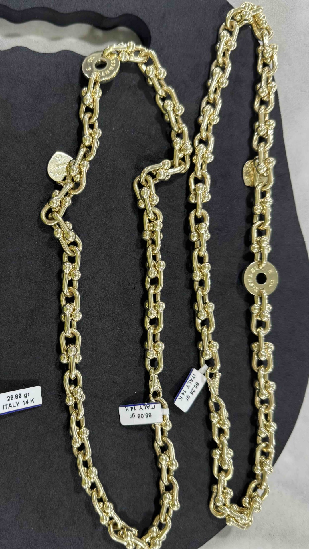 Колье Graf Gold 852694257 длина 55 см вес 65.09 г золото, без вставок