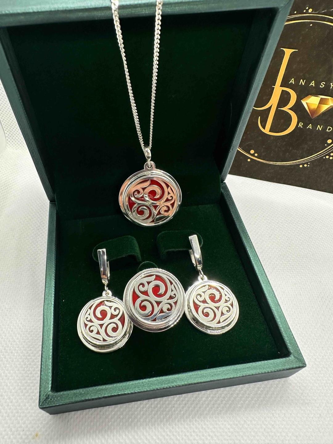 JANASYL Brand A40 вес 39 г серебро, без вставок