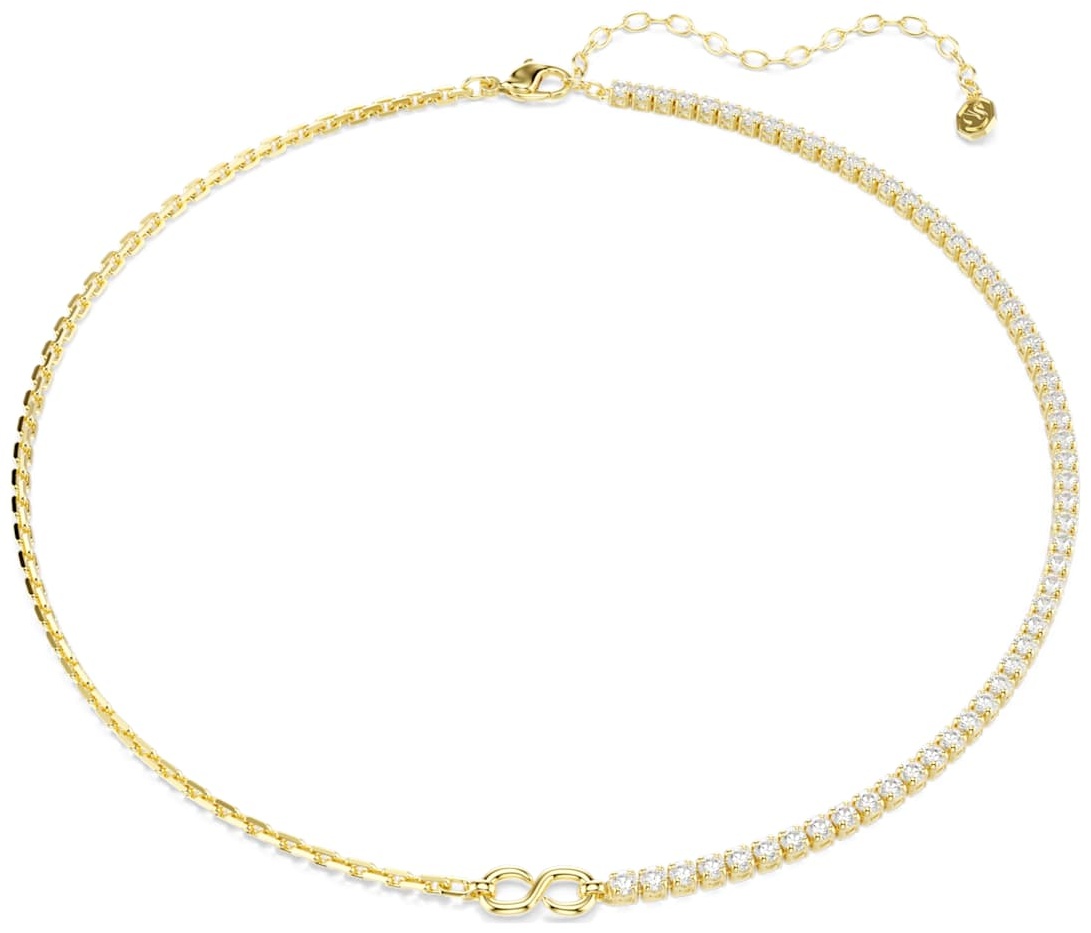 Цепь Swarovski длина 38 см бижутерный сплав кристаллы Swarovski