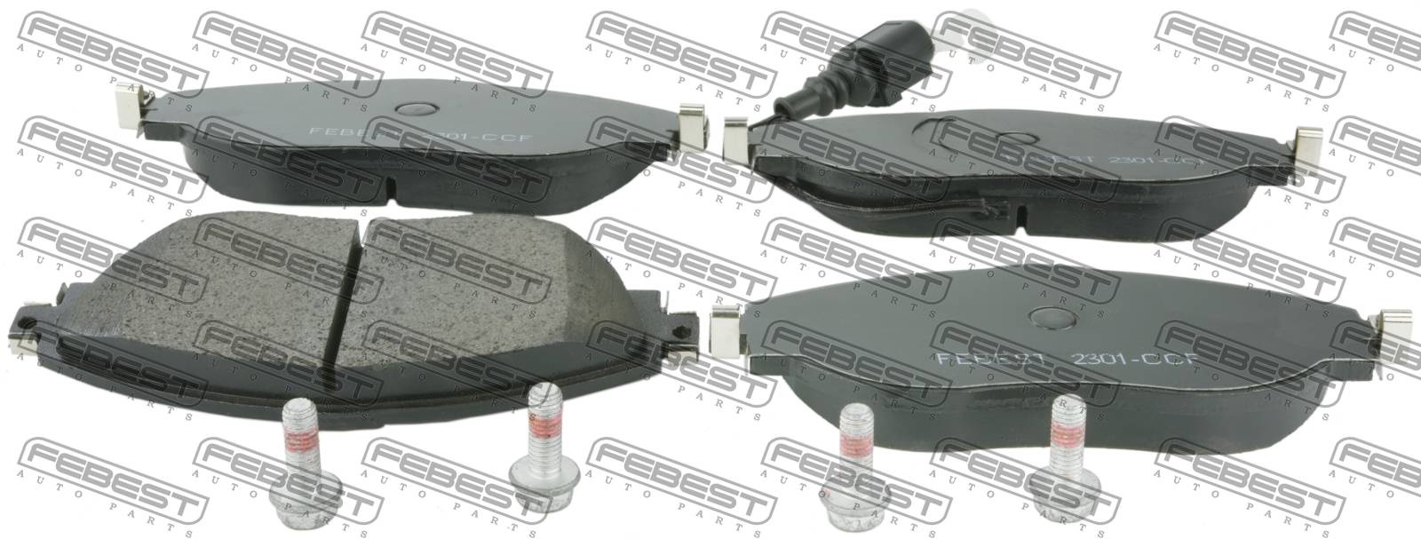 Колодки FEBEST передние 2301CCF
