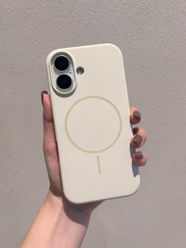 Чехол MORE для Apple iPhone 17 бежевый