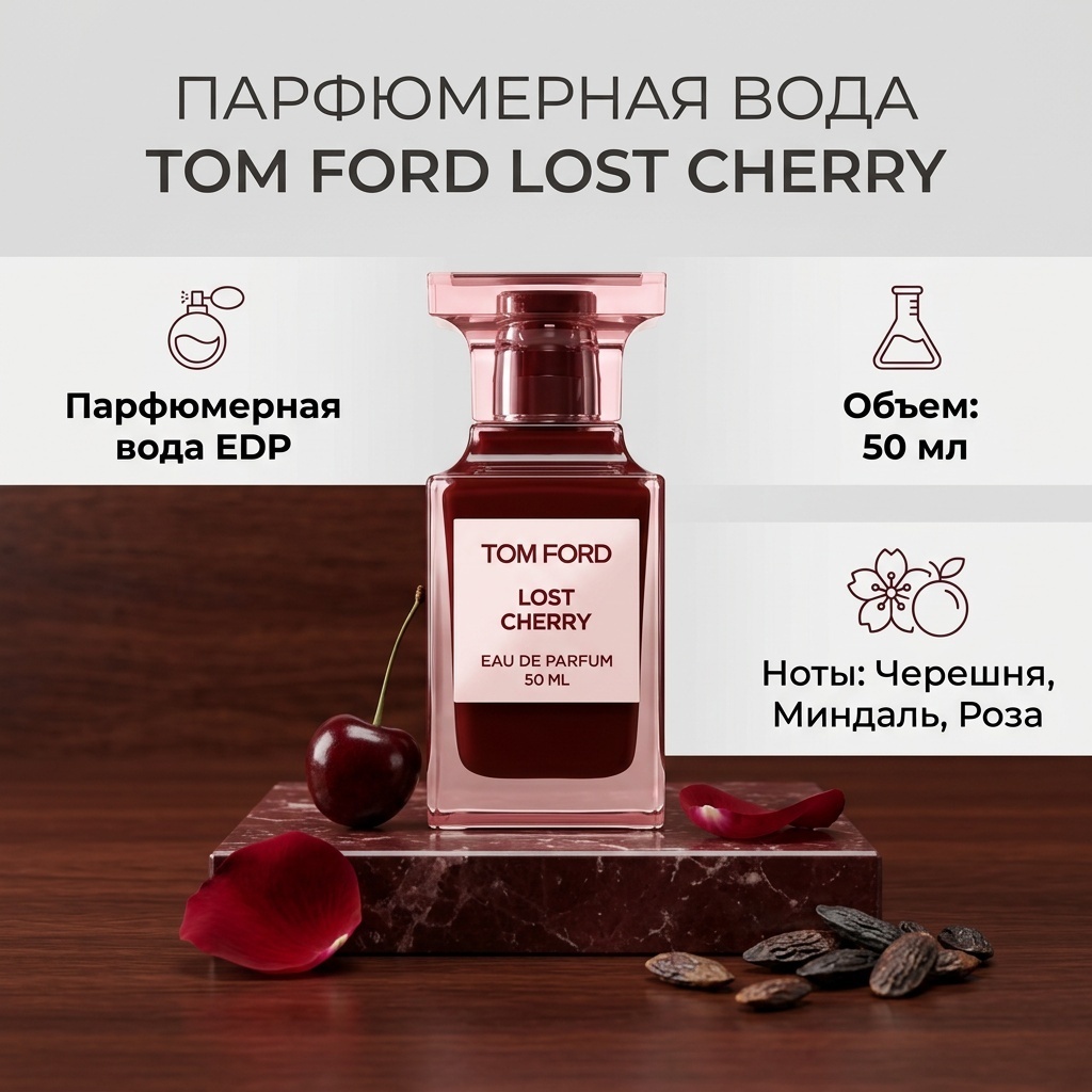 TOM FORD Lost Cherry парфюмерная вода EDP 50 мл, унисекс