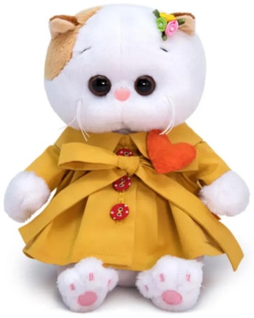 Мягкая игрушка кот, 18 см