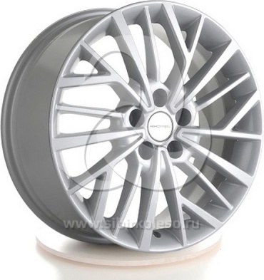 KHOMEN 1717 F-SILVER 66.5 7x17/5x114.3 D66.5 ET37 4 диска черный, серебристый, графит