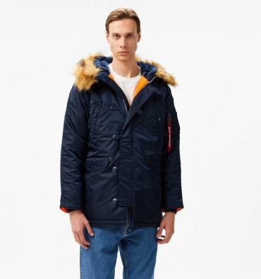 Парка Alpha Industries синий