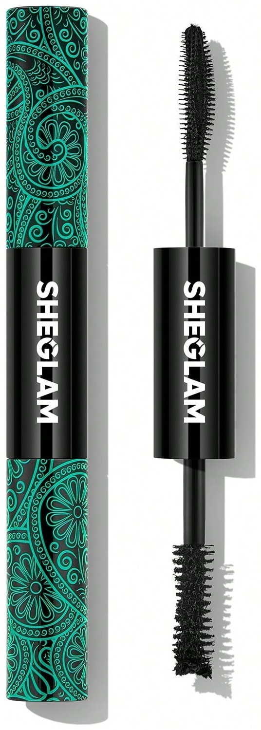 Тушь для ресниц SHEGLAM All-in-One Volume & Length для объема, удлиняющая, подкручивающая черный