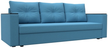 Диван Nurjol 01 Home Linea, 215х70 см, обивка велюр, голубой