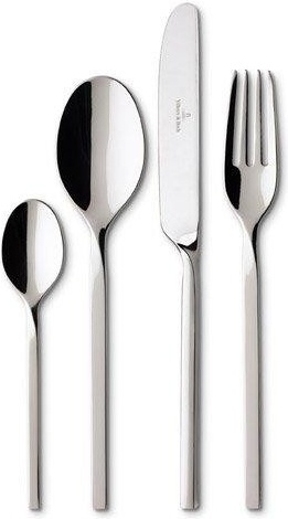 Набор столовых приборов Villeroy&Boch 24 шт, серебристый Besteck New Wave