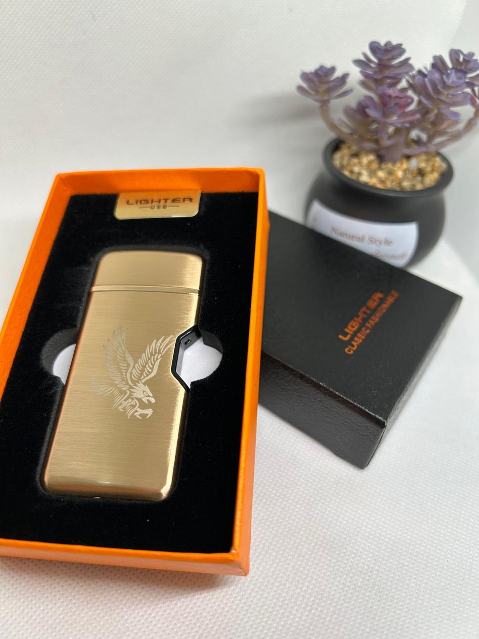 Lighter электронная зажигалка 016028ZHS, металлический сплав