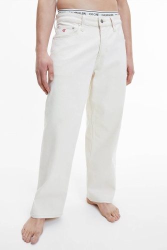Джинсы прямые Calvin Klein Jeans бежевый