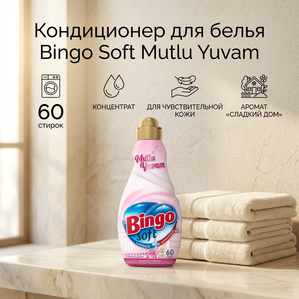 Bingo кондиционер Mutlu Yuvam 1440 мл