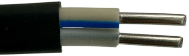 Камкабель кабель АВВГ 2x6, 1 м