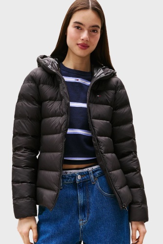 Зимняя куртка Tommy Jeans черный