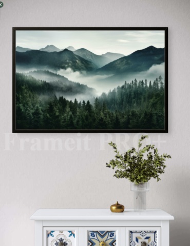 DAKSPIC картина Абстракция горы с рамкой 80x120 см