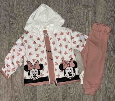 Комплект Donino Baby белый, коралловый