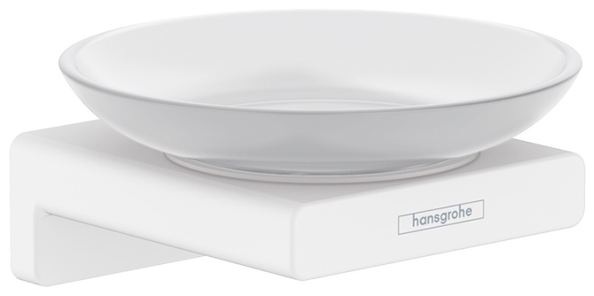 Hansgrohe мыльница AddStoris 41746700 1 шт, металл, стекло