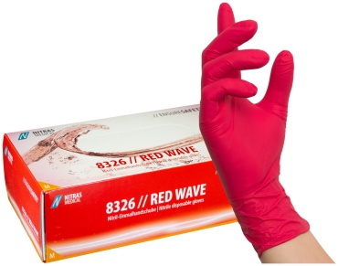 Nitras Medical перчатки 8326 красный 100 шт
