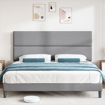 SM Company Horizon Grey 160x200 двуспальная, 160x200 см (с матрасом, подъёмный механизм) серый, мультиколор