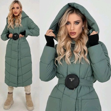 Зимняя куртка EuroTrend зеленый
