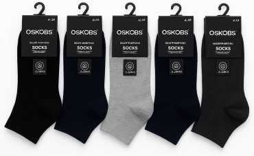 Носки Oskobs 5 пар черный 41-46