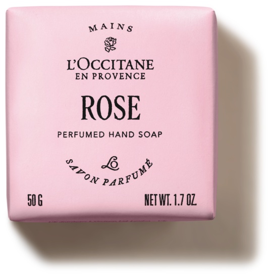 Кусковое мыло туалетное L'Occitane ROSE 50 г