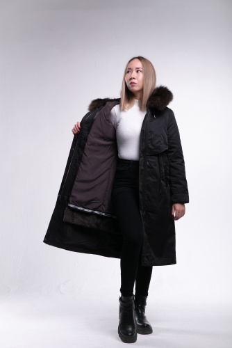 Парка Shopagolic черный