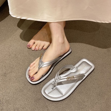 Шлепанцы FASHION серебристый