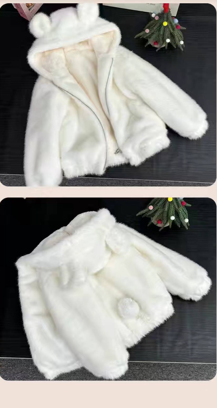 Пальто белый