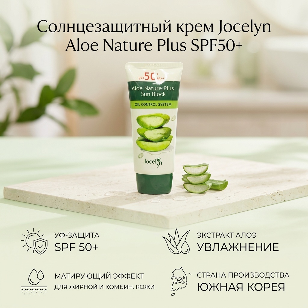 Jocelyn Aloe Nature Plus SPF50 крем для тела 70 мл
