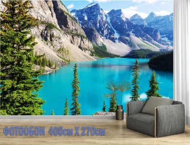 Room Art KZ фотообои озеро luxe 5.0, основа флизелин (2.7x4 м)