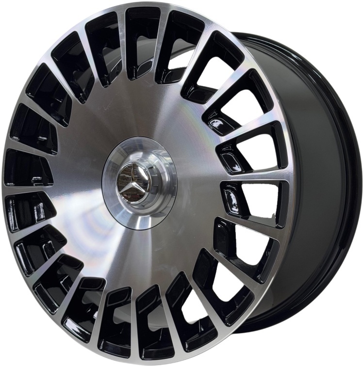 Top Grade Yixing 1464WW 8.5/9.5x20/5x112 D66.6 ET35 4 диска черный, хром