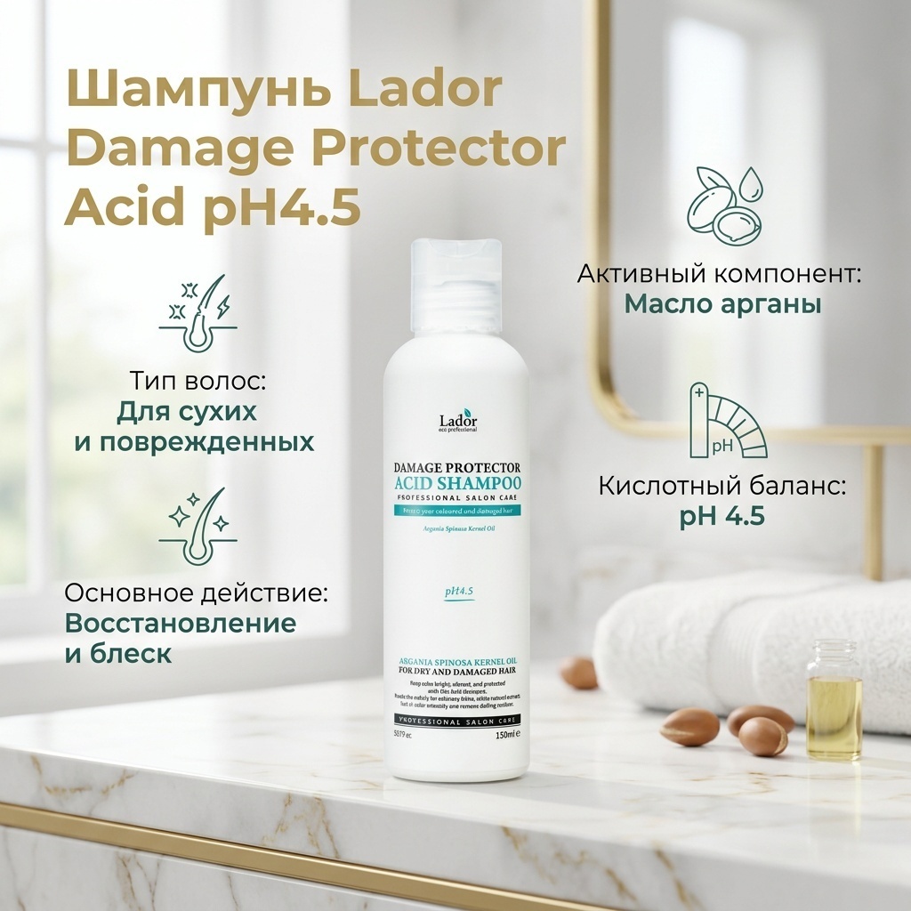 Lador Damage Protector Acid шампунь 150 мл