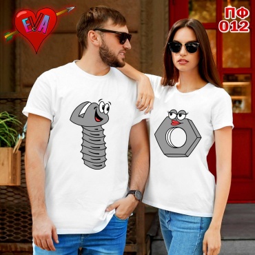 Eva Print футболка Футболки парные 012