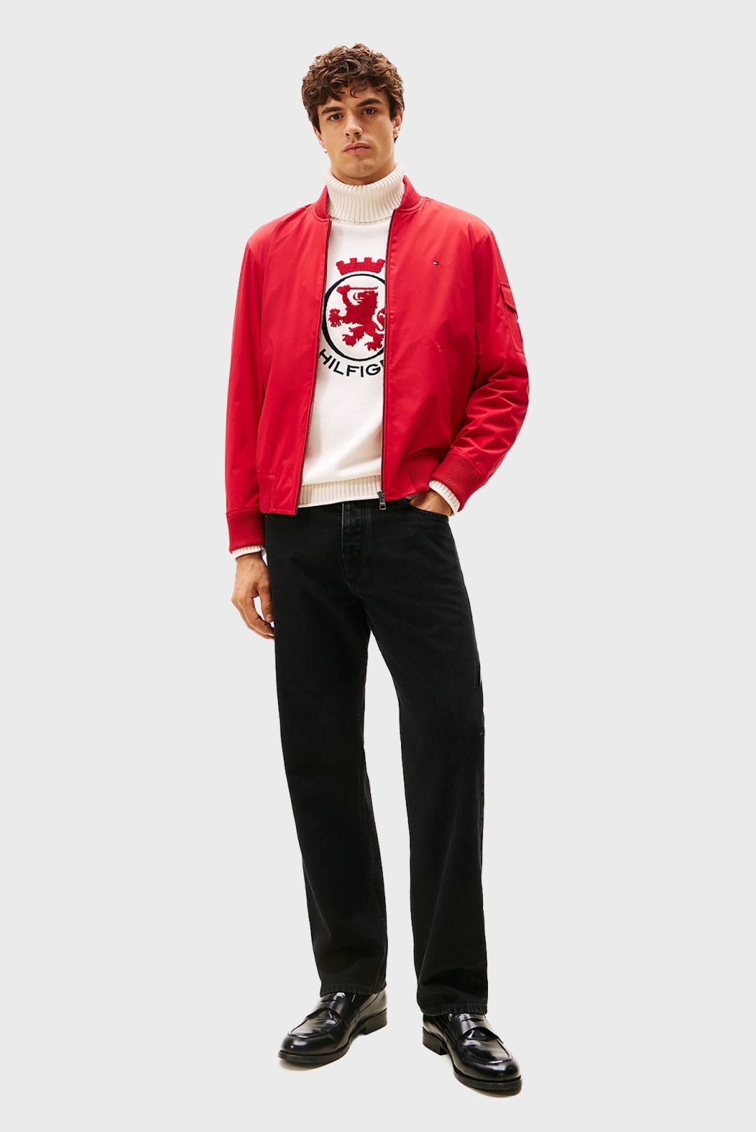 Джинсы свободного кроя Tommy Hilfiger черный