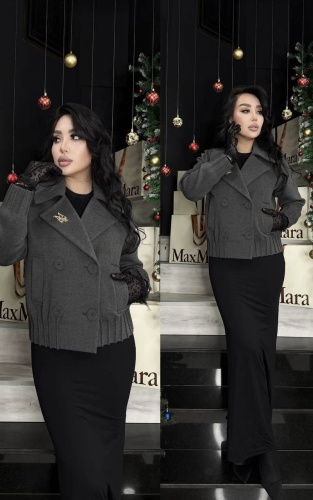 Пальто Michaello Collection серый