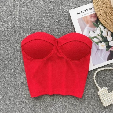 Кроп-топ Omg shop красный