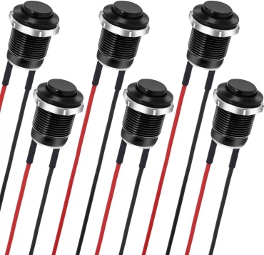 OEM кнопка BTN-12-BLK-WR, черный