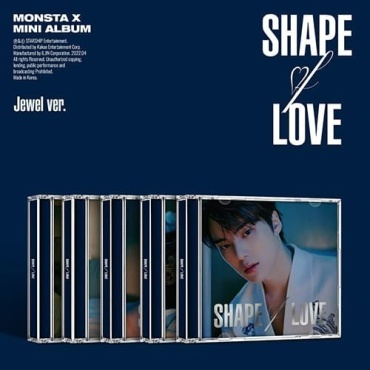 Starship Entertainment MONSTA X - SHAPE of LOVE 11th Mini Album Jewel Case RANDOM Version