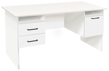 Стол компьютерный ZETA СТК 25, 150х70x75 см, белый