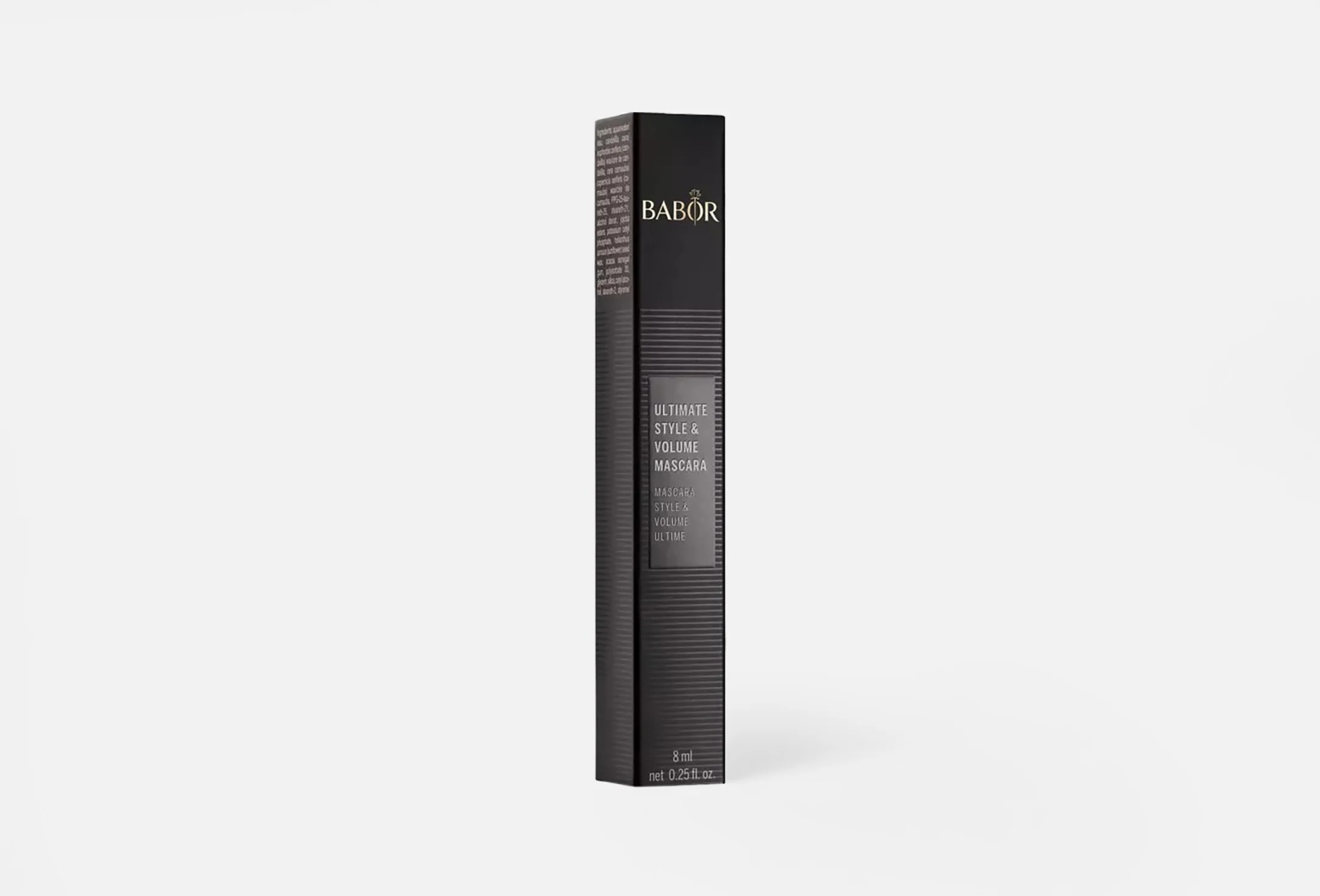 Тушь для ресниц BABOR Разделение и Объём / Ultimate Style & Volume Mascara Black для объема черный