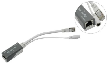 MikroTik PoE инжектор Gigabit PoE 1 шт, пластик