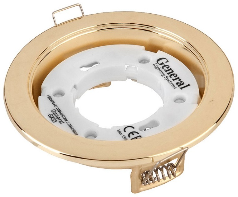 General Светильник LED GCL-13W/GX53/101*18мм/d80мм/золото 689140 GX53