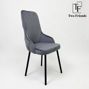 Стул Two Friends Diamond, 50x50x45 см, серый 1 шт.