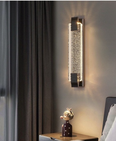 Бра настенный N-SU LED, золотистый, прозрачный