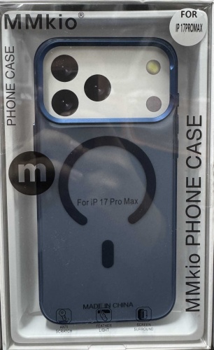 Чехол Best для Apple iPhone 17 Pro Max синий