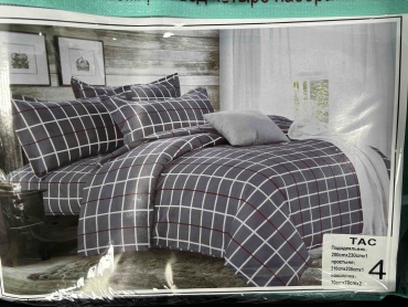 Комплект ТАС store 2-спальный хлопок, полиэстер, 2 наволочки: 70x70 см
