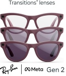 Смарт-очки Ray-Ban Meta Skyler Gen 2 RW4014 фиолетовый